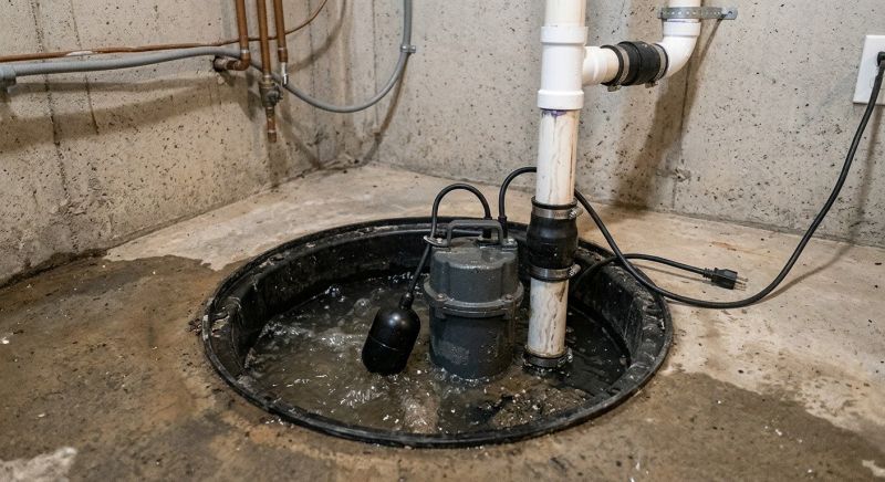 Basement Drainage Installation in Framingham, MA
