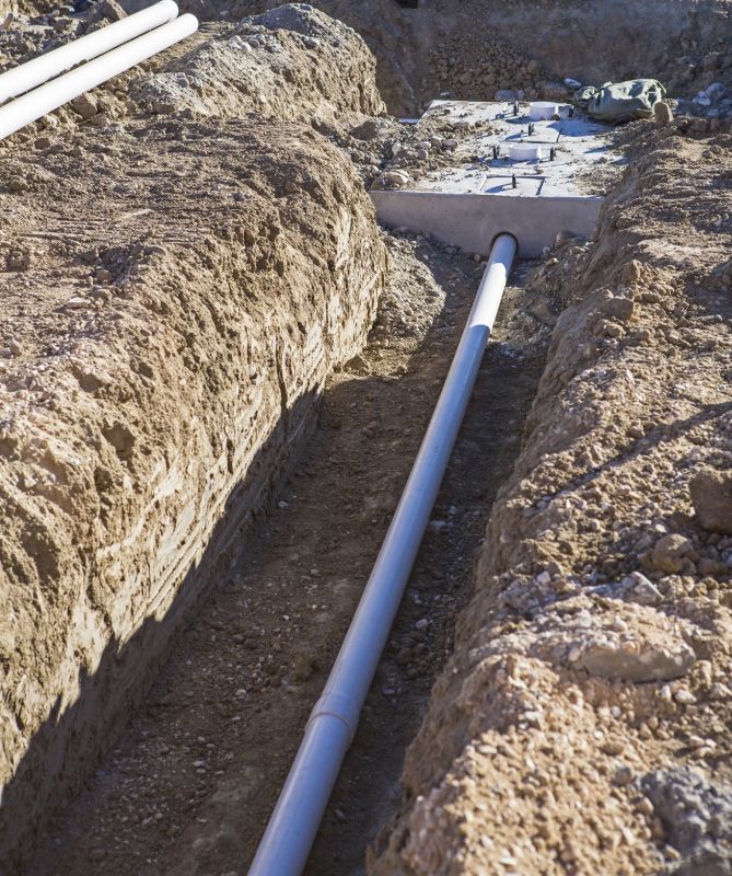 Drainage Trench Installation in Atlanta, GA