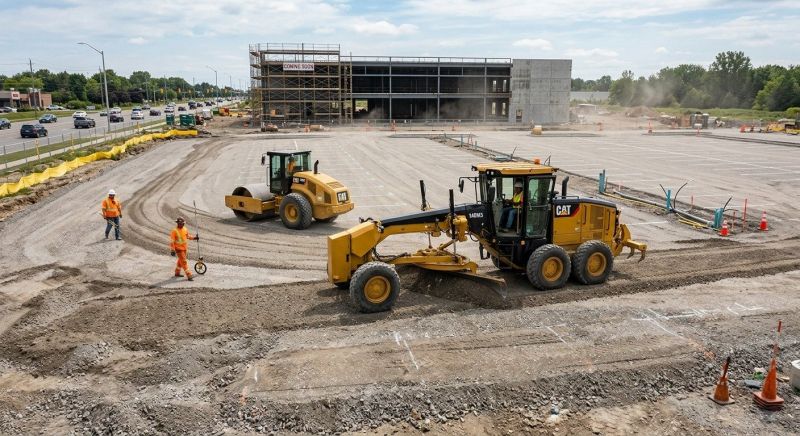 Parking Lot Leveling in Roswell, GA