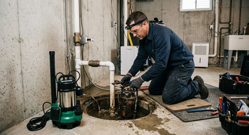 Sump Pump Plumbing in Warwick, RI