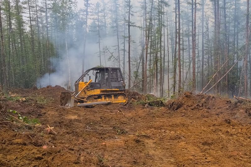 Bulldozer Clearing in Atlanta, GA