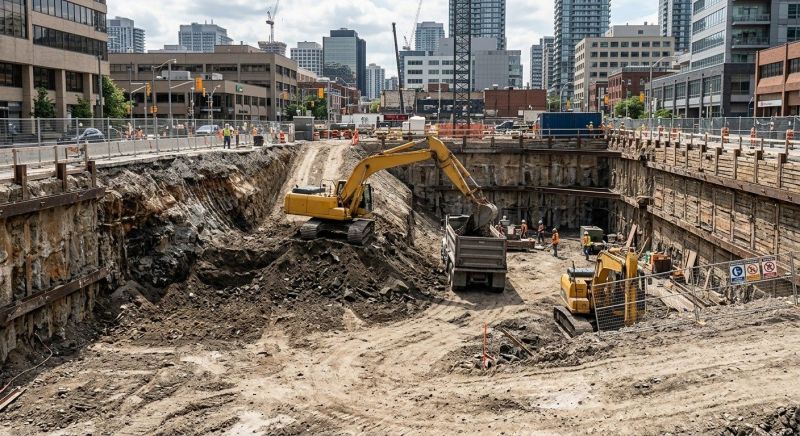 Construction Excavation in Houston, TX