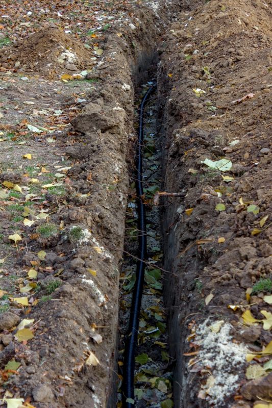 Downspout Trenching in Houston, TX