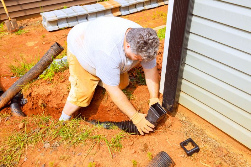 Downspout Trenching in Atlanta, GA