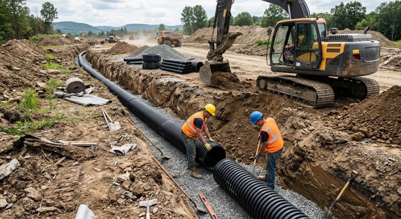 Drainage Ditch Excavation in Houston, TX
