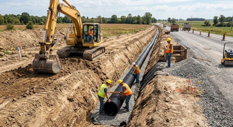 Drainage Ditch Excavation in Salt Lake City, UT