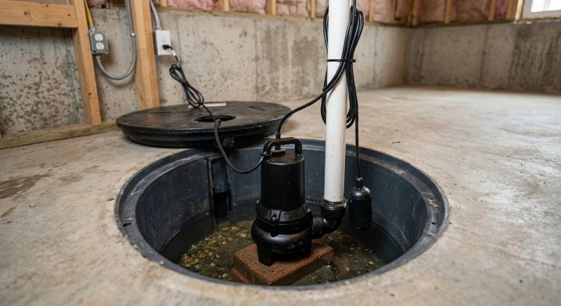 Drainage Pump Installation in West Des Moines, IA