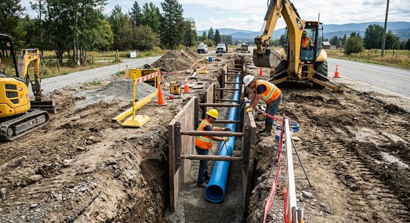 Electrical Line Trenching in Houston, TX