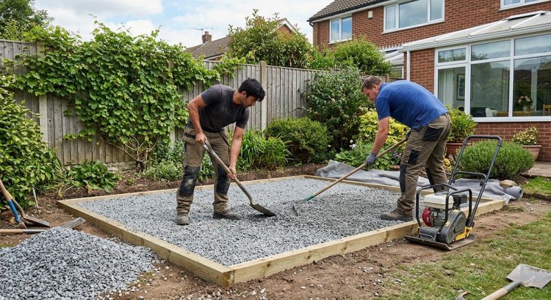 Gravel Pad Installation in Calvert County, MD