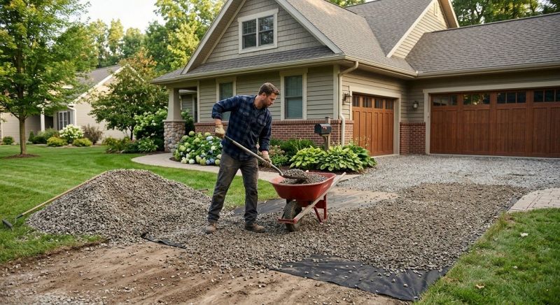 Gravel Pouring in Waldorf, MD