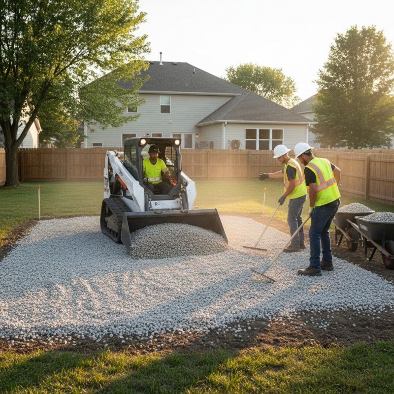 Gravel Spreading in Calvert County, MD