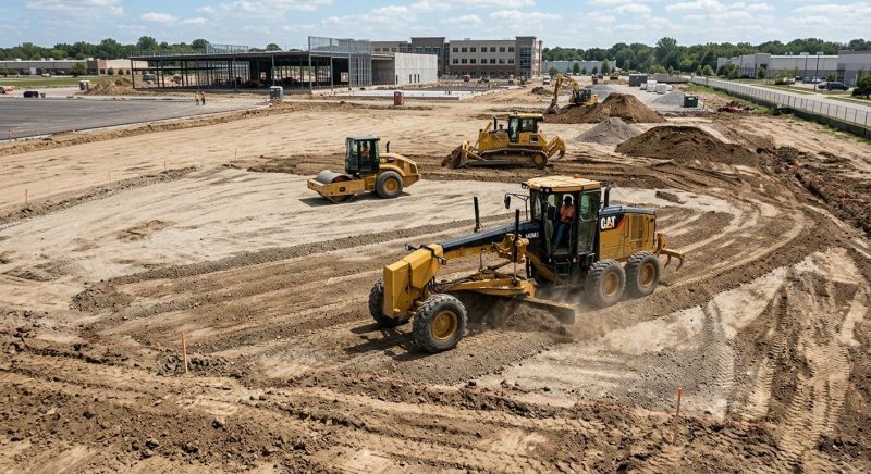 Parking Lot Excavation in Houston, TX