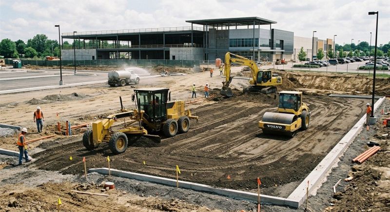 Parking Lot Excavation in Katy, TX