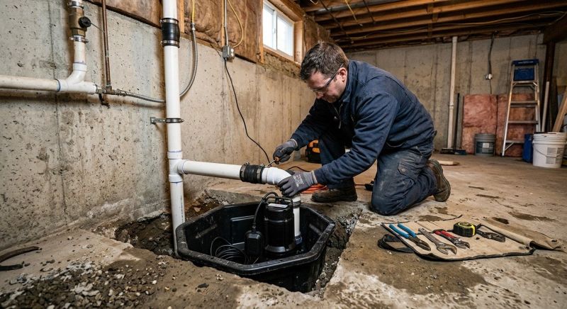 Sump Pump Relocation in Tuscaloosa, AL